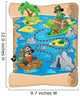 Treasure map topic image 2 Wall Decal