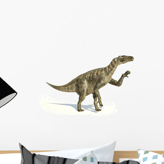 Iguanodon Dinosaur Photorealistic Representation Wall Decal