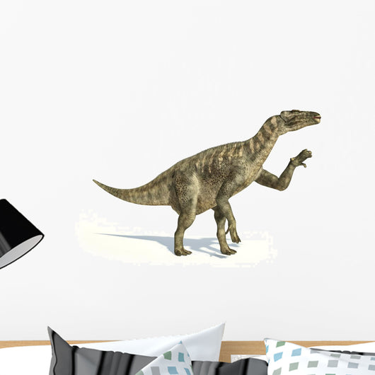 Iguanodon Dinosaur Photorealistic Representation Wall Decal