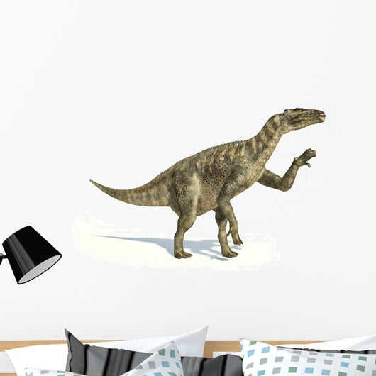 Iguanodon Dinosaur Photorealistic Representation Wall Decal