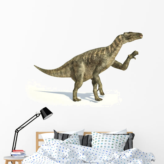 Iguanodon Dinosaur Photorealistic Representation Wall Decal