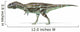 Majungasaurus Dinosaur, Photorealistic Representation. Side View 