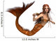 Golden Mermaid Wall Decal