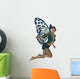 Fairy with blue wings Wall Decal