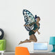 Fairy with blue wings Wall Decal