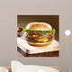Double Cheese Burger With Bacon 
