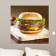 Double Cheese Burger With Bacon 