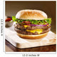 Double Cheese Burger With Bacon 