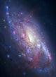 Spiral Galaxy in Deep Space 