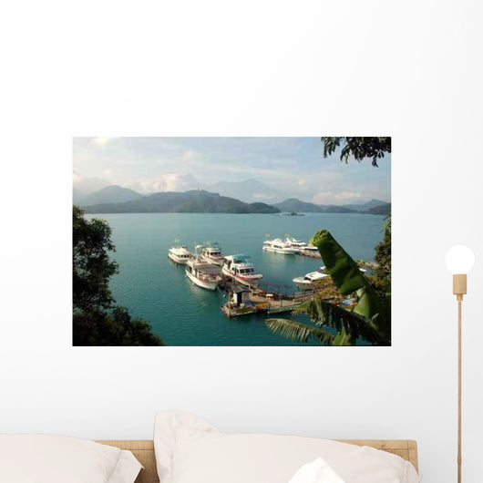 Sun Moon Lake Wall Decal Design 2