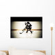 girl's hockey Wall Mural