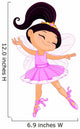 Little fairy ballerina Wall Decal