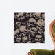 Grunge Skulls Seamless Wall Decal