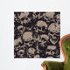 Grunge Skulls Seamless Wall Decal