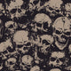 Grunge Skulls Seamless Wall Decal