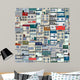Old Town Seamless Pattern Wall Decal