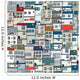 Old Town Seamless Pattern Wall Decal
