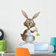 Rabbit with carrot Wall Decal