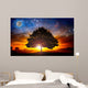 Space tree Wall Mural