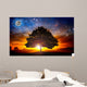 Space tree Wall Mural
