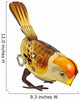 Retro Tin Toy Bird Isolated on White 