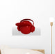 abstract symbol dj, white background Wall Decal