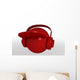 abstract symbol dj, white background Wall Decal