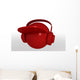 abstract symbol dj, white background Wall Decal