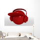 abstract symbol dj, white background Wall Decal