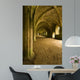 Vaulted ceilings in Fountains Abbey in North Yorkshire 