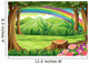 A rainbow and a forest Wall Mural