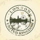 Grunge rubber stamp with London, United Kingdom 