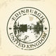 Grunge rubber stamp with Edinburgh, United Kingdom 
