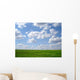 Green Grass and Blue Wall Decal