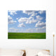 Green Grass and Blue Wall Decal