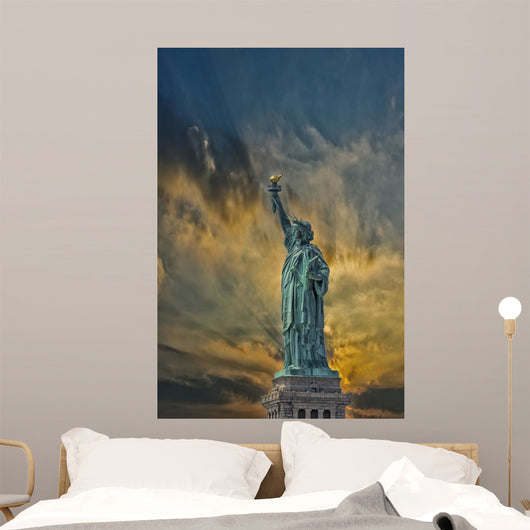 Statue of Liberty with beautiful sky. 