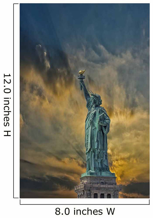 Statue of Liberty with beautiful sky. 