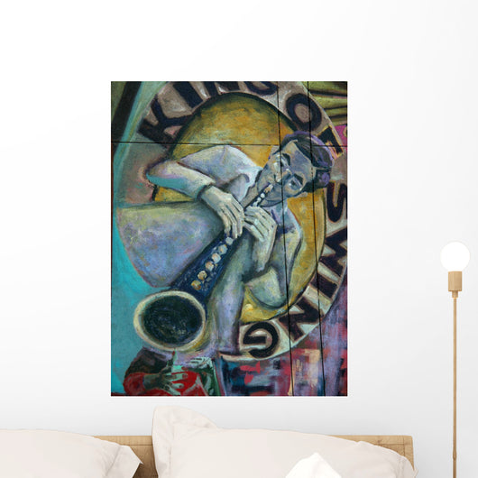 jazzman Wall Mural