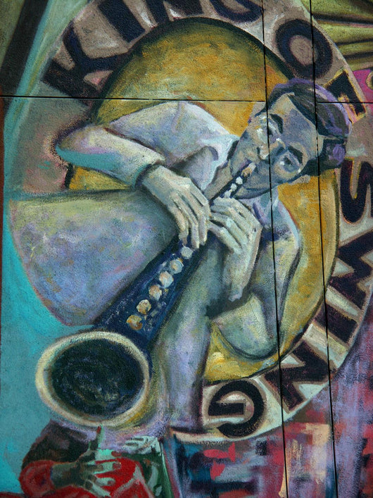 jazzman Wall Mural