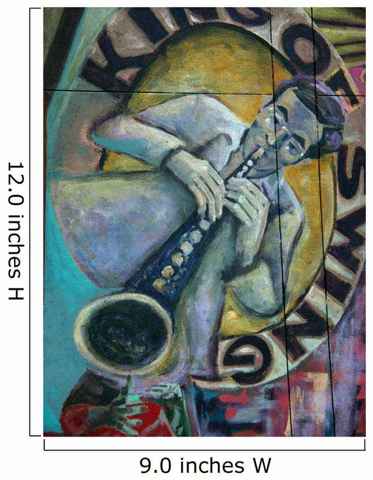 jazzman Wall Mural