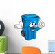Wheelie Bin Wall Decal