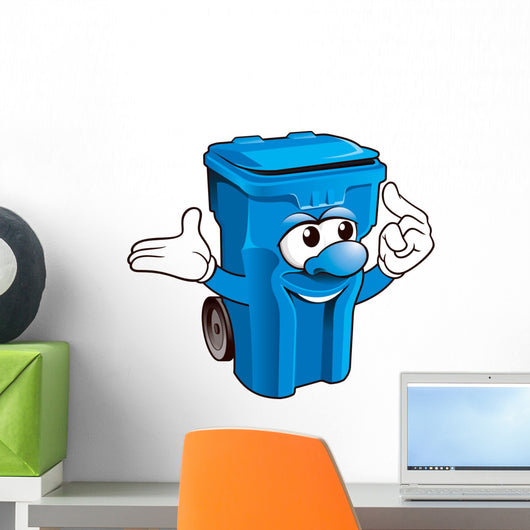 Wheelie Bin Wall Decal