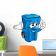 Wheelie Bin Wall Decal