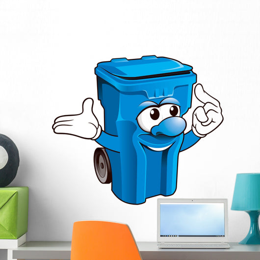 Wheelie Bin Wall Decal
