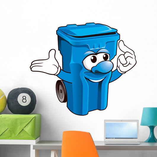 Wheelie Bin Wall Decal