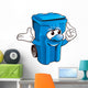 Wheelie Bin Wall Decal