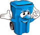 Wheelie Bin Wall Decal