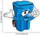 Wheelie Bin Wall Decal