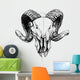Ram Skull Wall Decal