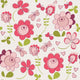 Seamless pattern with flowers and butterfly. Cute seamless. Wall Mural